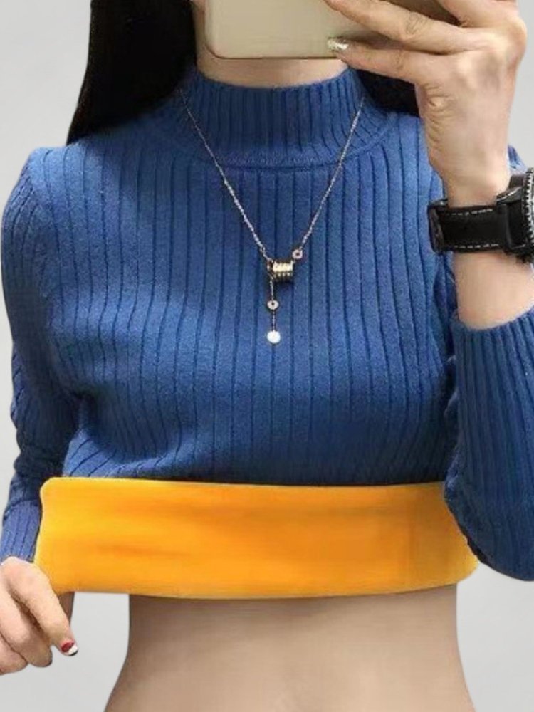 Pull à Col Roulé Côtelé Élégant et Confortable 6 - Mode Lumière