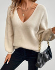 Pull à Col V Élégant et Confortable 1 - Mode Lumière