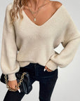 Pull à Col V Élégant et Confortable 2 - Mode Lumière