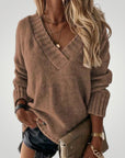 Pull à Col V Élégant et Confortable 5 - Mode Lumière