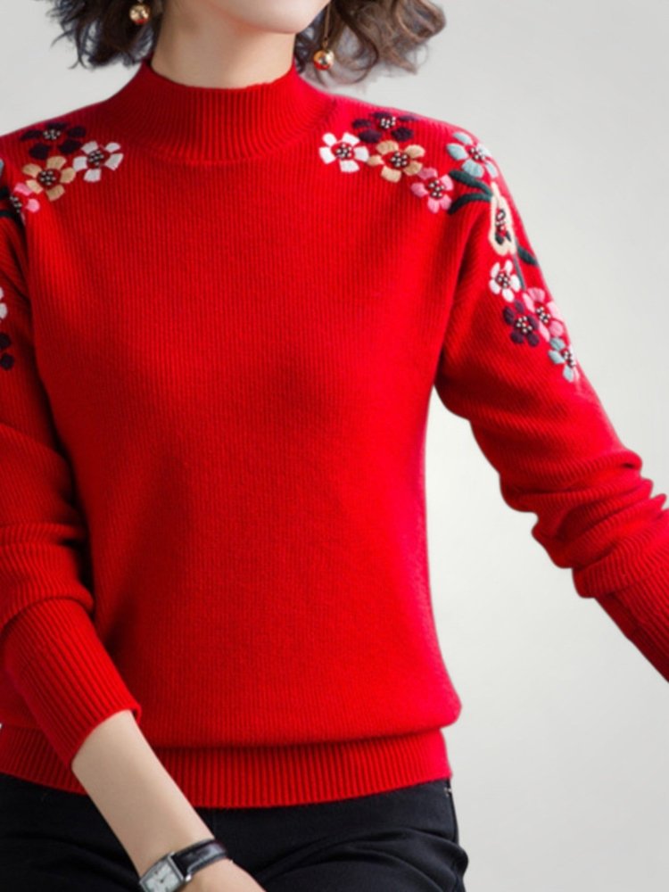 Pull à Fleurs Élégant et Confortable 1 - Mode Lumière