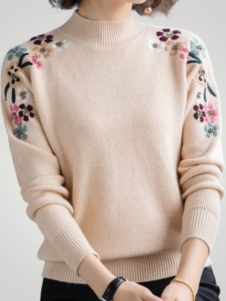 Pull à Fleurs Élégant et Confortable 4 - Mode Lumière