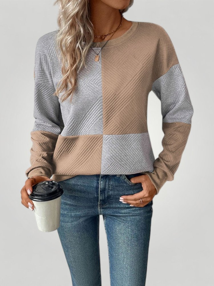 Pull à Manches Longues au Motif Éclatant 3 - Mode Lumière