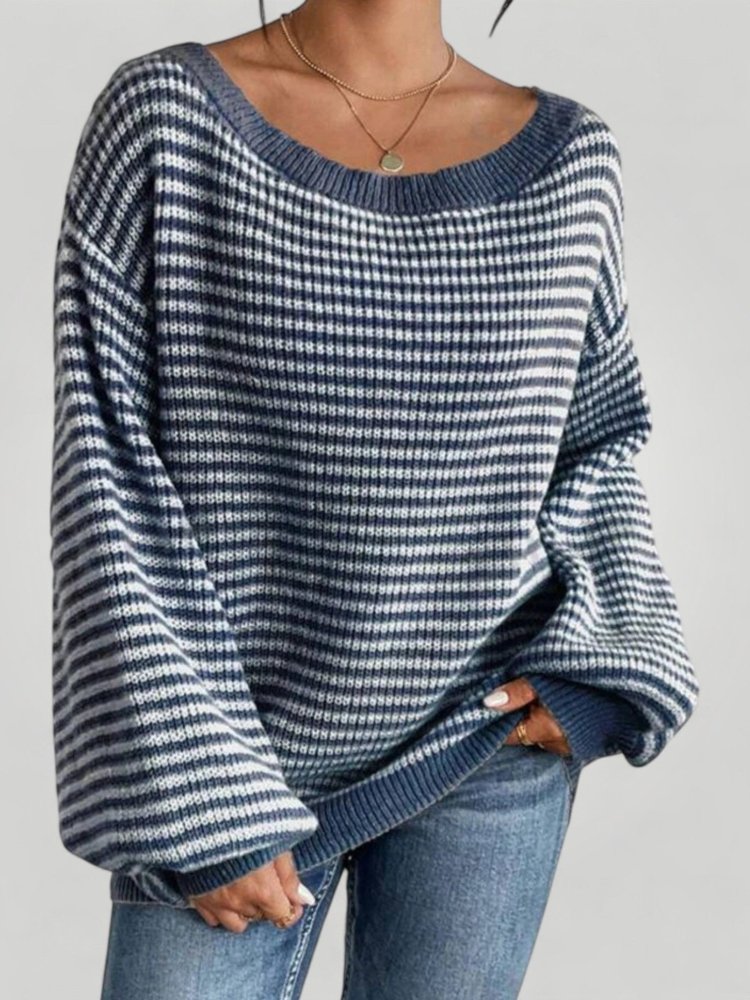 Pull à Manches Longues au Style Épuré 1 - Mode Lumière