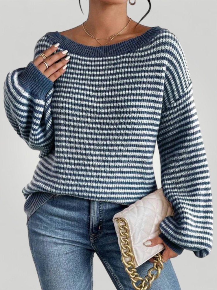 Pull à Manches Longues au Style Épuré 2 - Mode Lumière