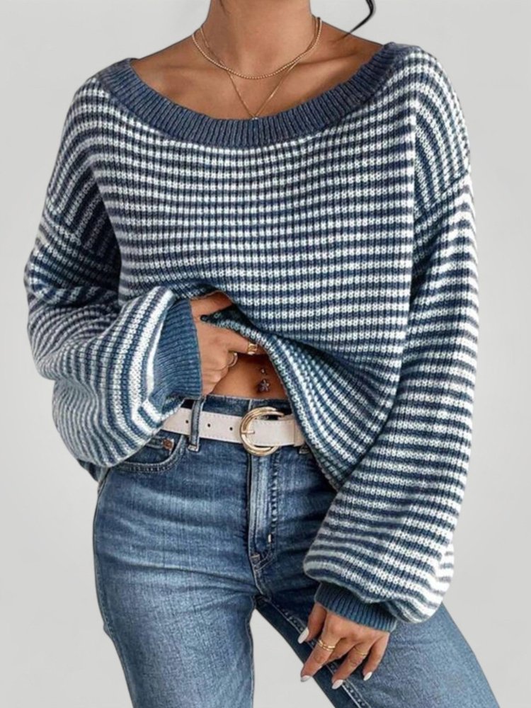 Pull à Manches Longues au Style Épuré 3 - Mode Lumière
