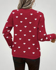 Pull à Motif Cœur Élégant et Confortable 9 - Mode Lumière