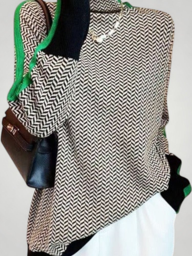 Pull à Rayures Chic et Confortable 4 - Mode Lumière