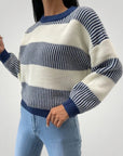 Pull à Rayures Chic et Confortable 1 - Mode Lumière