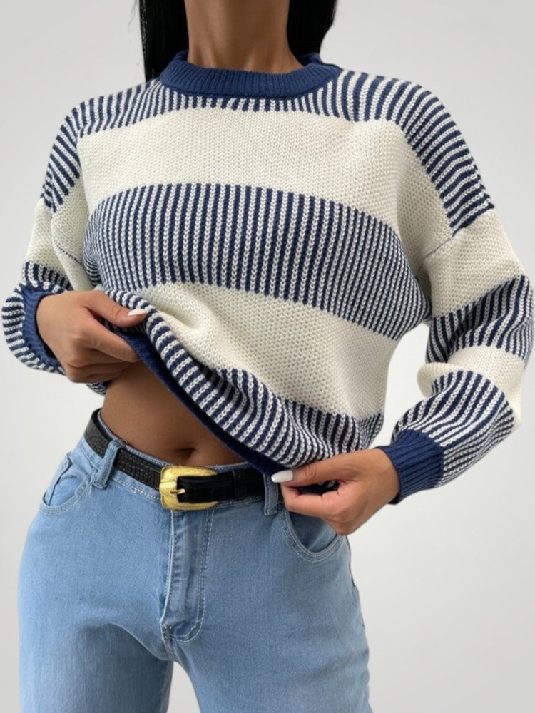 Pull à Rayures Chic et Confortable 4 - Mode Lumière