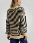 Pull à Rayures Horizontales Élégant 2 - Mode Lumière