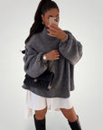 Pull d’Automne Oversize Chic et Confortable 3 - Mode Lumière