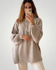 Pull d’Automne Oversize Chic et Confortable 5 - Mode Lumière