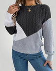 Pull d'Hiver Torsadé Confortable pour Femme 6 - Mode Lumière