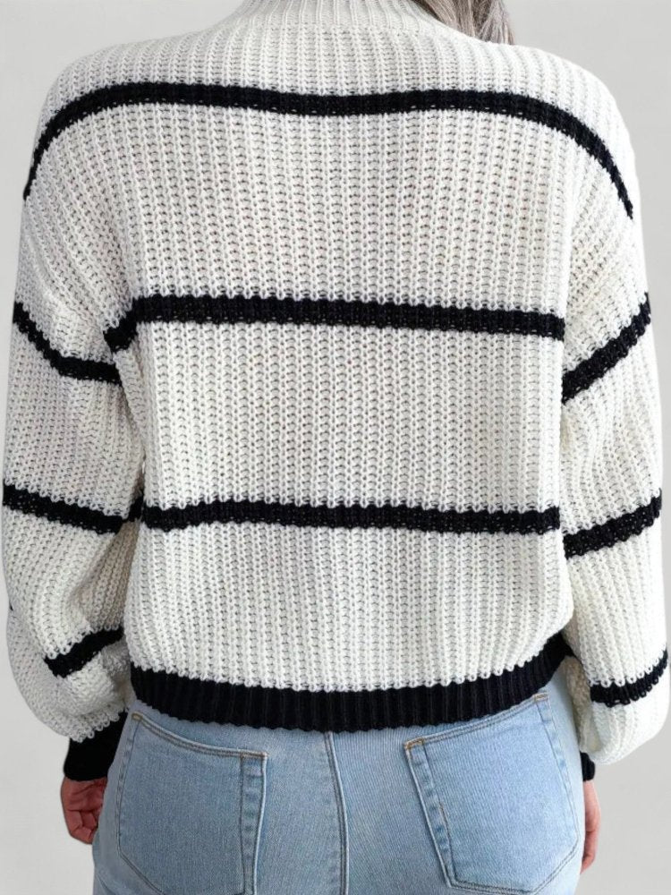 Pull d'Hiver à Col Montant Confortable 2 - Mode Lumière