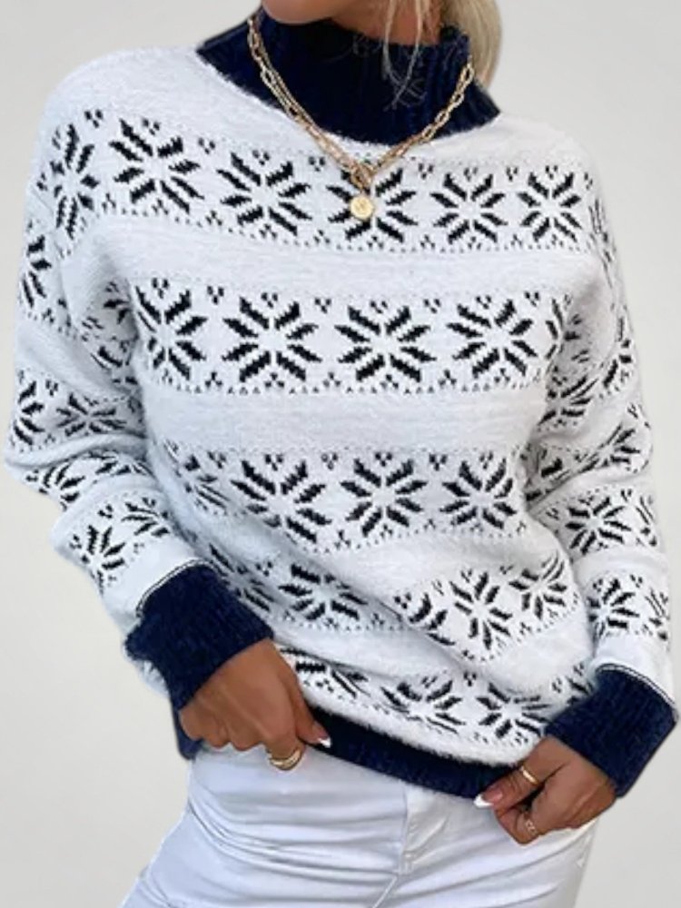 Pull d’Hiver à Col Roulé Élégant et Confortable 1 - Mode Lumière