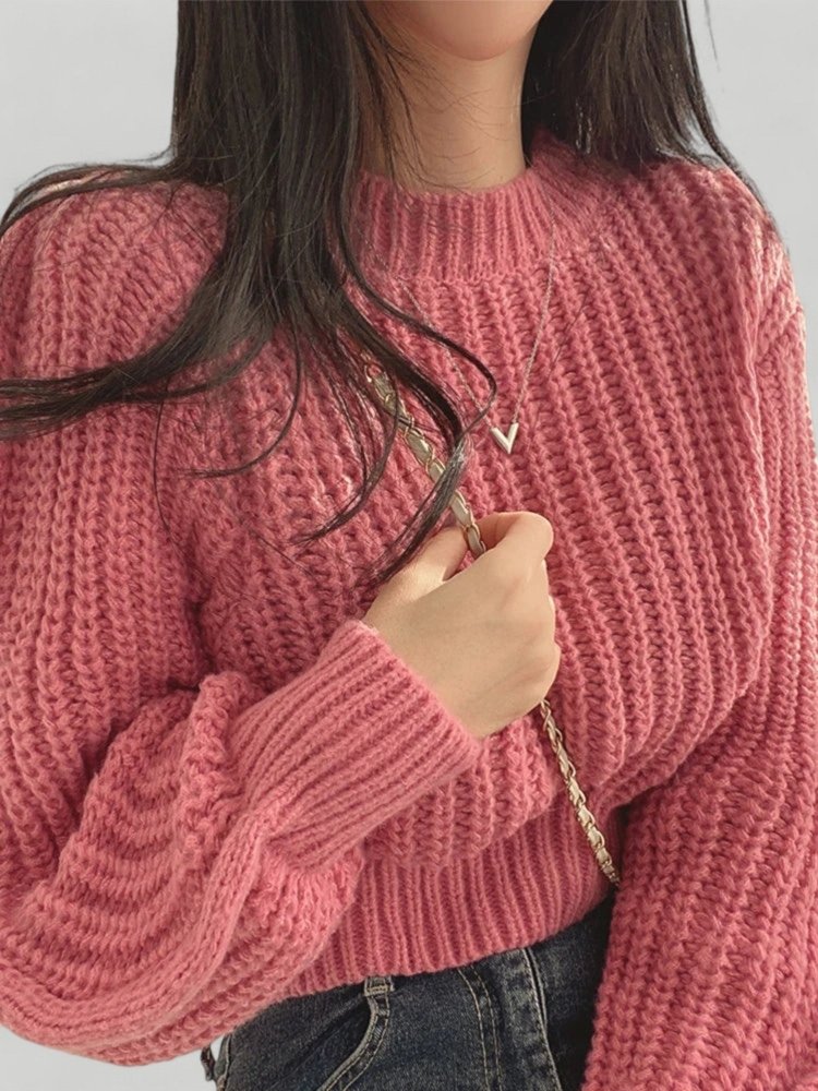 Pull d'Hiver à Manches Longues Confortable 4 - Mode Lumière