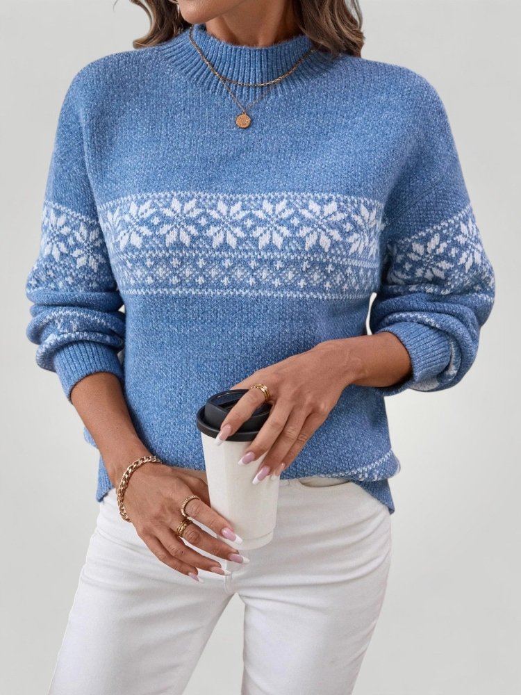 Pull de Noël Femme Chaleureux à Motif Renne 2 - Mode Lumière