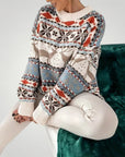 Pull de Noël Festif et Confortable 3 - Mode Lumière