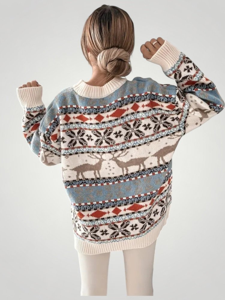 Pull de Noël Festif et Confortable 2 - Mode Lumière