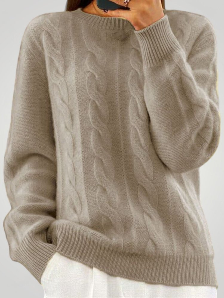 Pull en Laine Élégant et Confortable pour Femme 2 - Mode Lumière