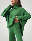 Ensemble Pull et Pantalon Oversize Femme Élégants et Confortables 1 - Mode Lumière