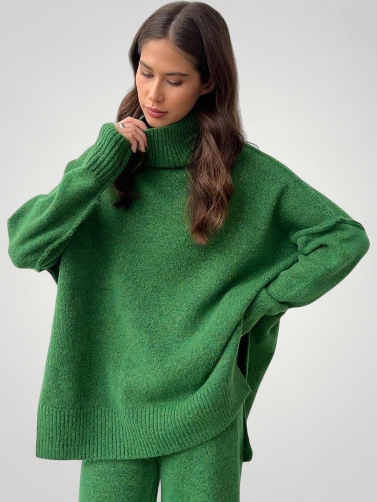 Ensemble Pull et Pantalon Oversize Femme Élégants et Confortables 2 - Mode Lumière