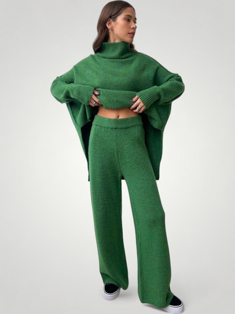 Ensemble Pull et Pantalon Oversize Femme Élégants et Confortables 3 - Mode Lumière