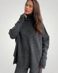 Ensemble Pull et Pantalon Oversize Femme Élégants et Confortables 8 - Mode Lumière