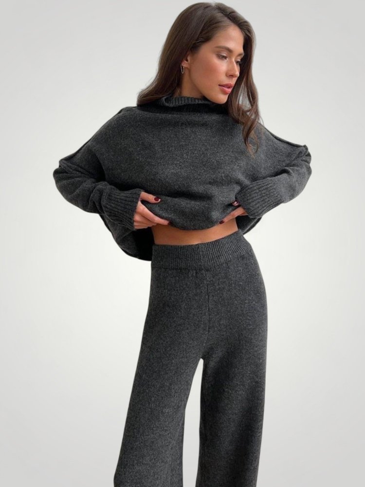Ensemble Pull et Pantalon Oversize Femme Élégants et Confortables 7 - Mode Lumière