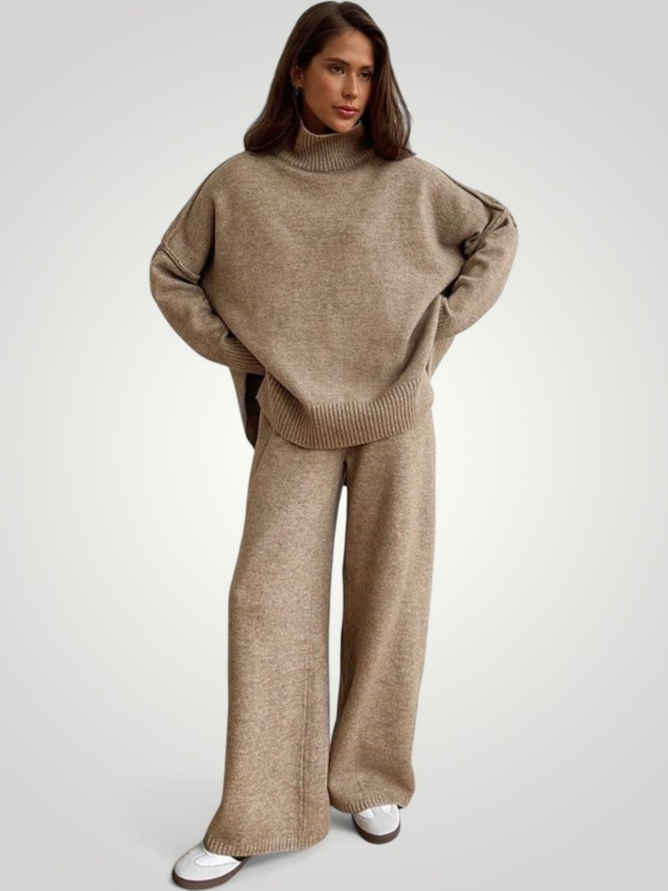 Ensemble Pull et Pantalon Oversize Femme Élégants et Confortables 4 - Mode Lumière