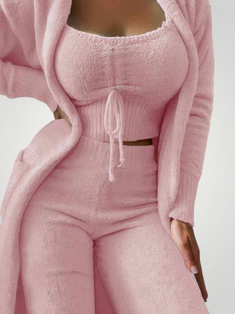 Pyjama Femme Hiver Élégant et Confortable 3