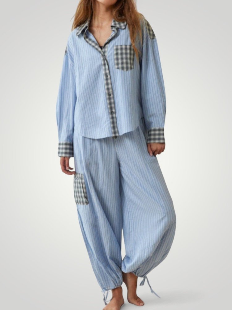 Pyjama Long Élégant et Confortable 1 - Mode Lumière