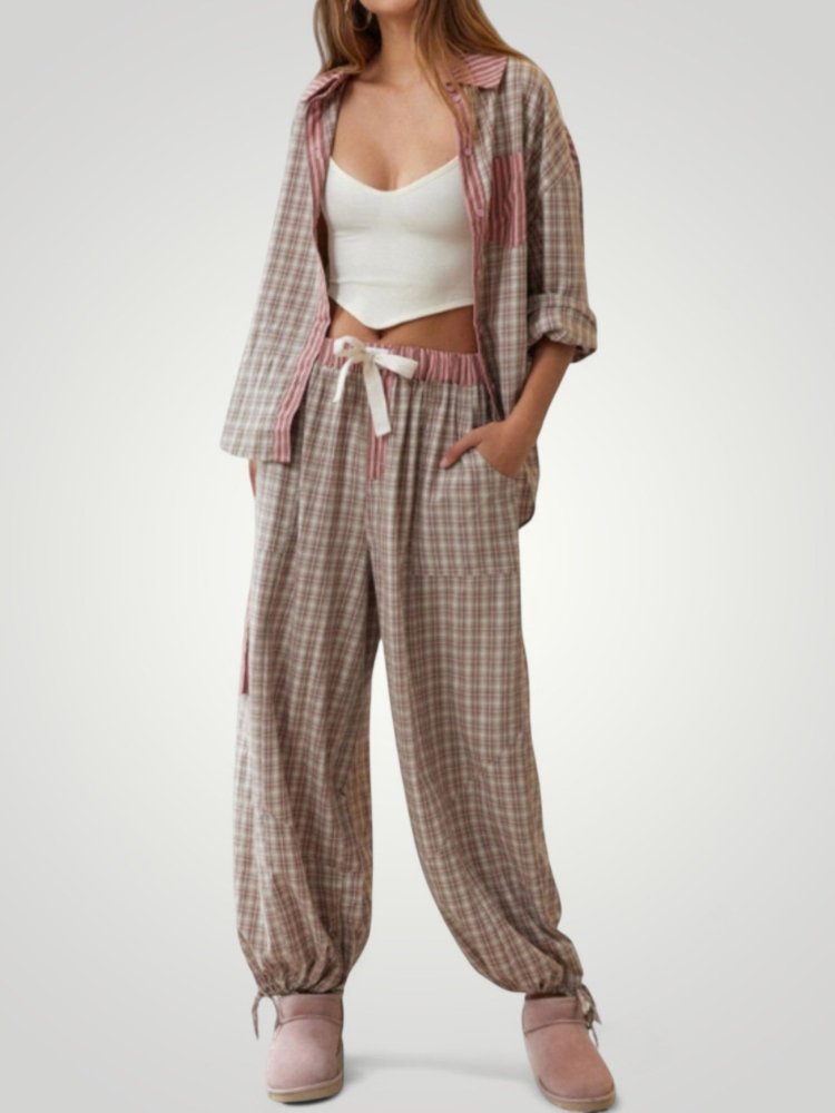 Pyjama Long Élégant et Confortable 4 - Mode Lumière