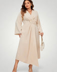 Robe Longue Femme Chic Élégante au Style Moderne