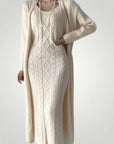 Robe Maxi Tricotée Femme Élégante et Confortable
