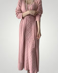 Robe Maxi Tricotée Femme Élégante et Confortable