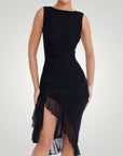Robe Midi Femme Chic au Style Élégant