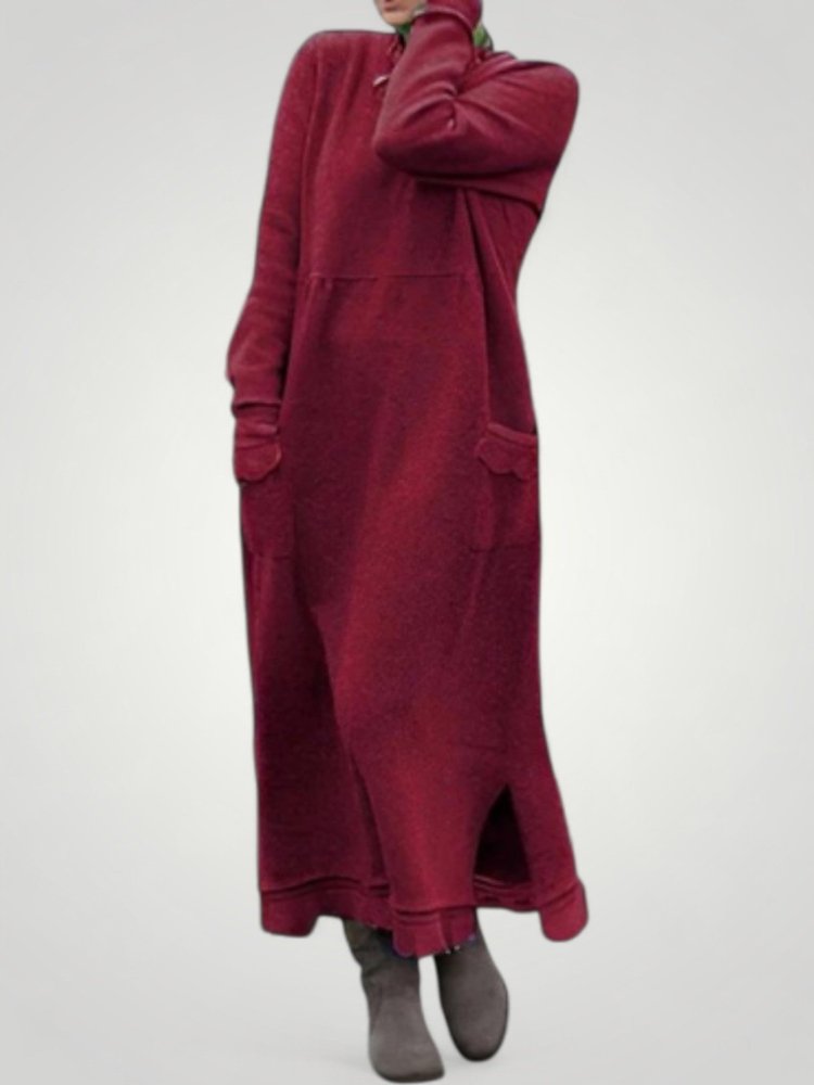 Robe d'Hiver Chic avec Silhouette Flatteuse 1