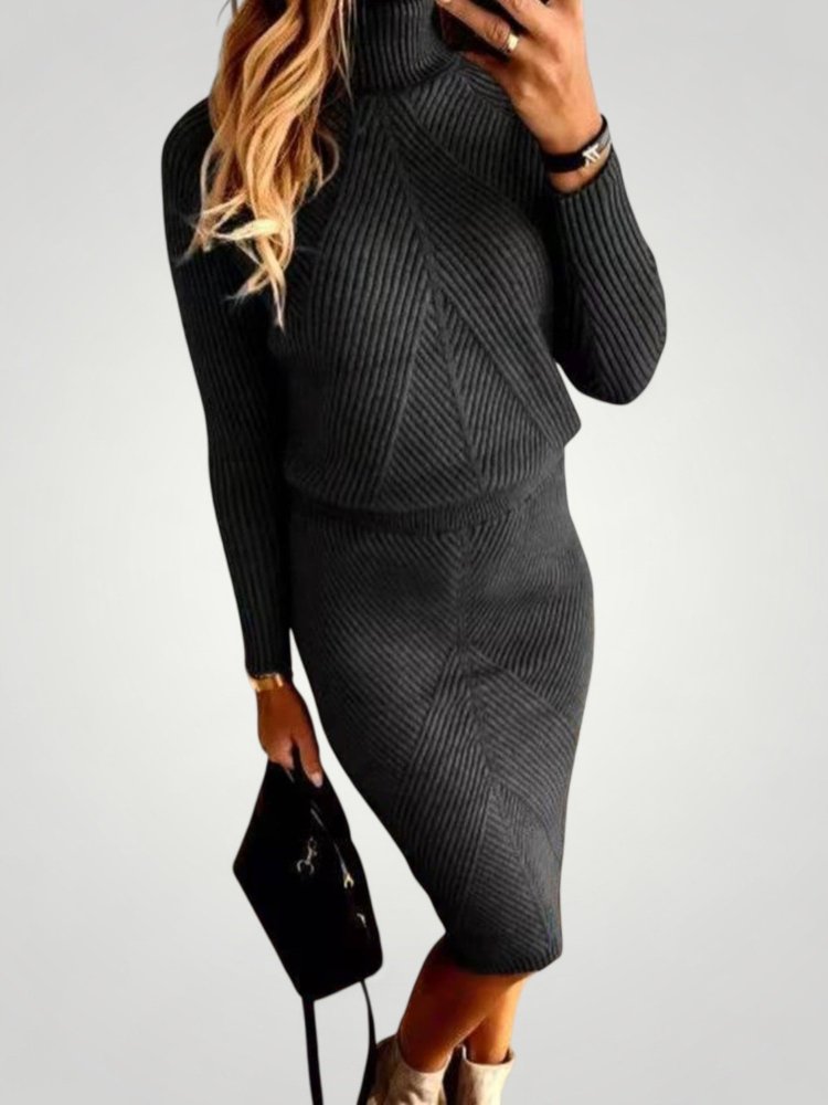 Robe Pull Tricotée Chic et Confortable 4 - Mode Lumière