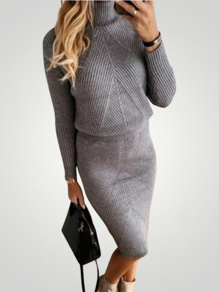 Robe Pull Tricotée Chic et Confortable 6 - Mode Lumière
