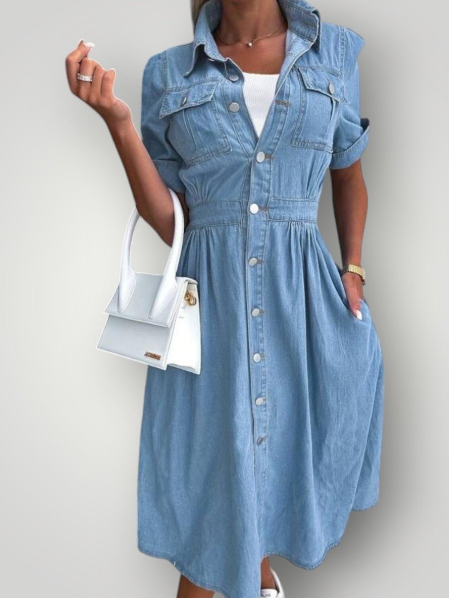 Robe en Jean Élégante et Confortable 0