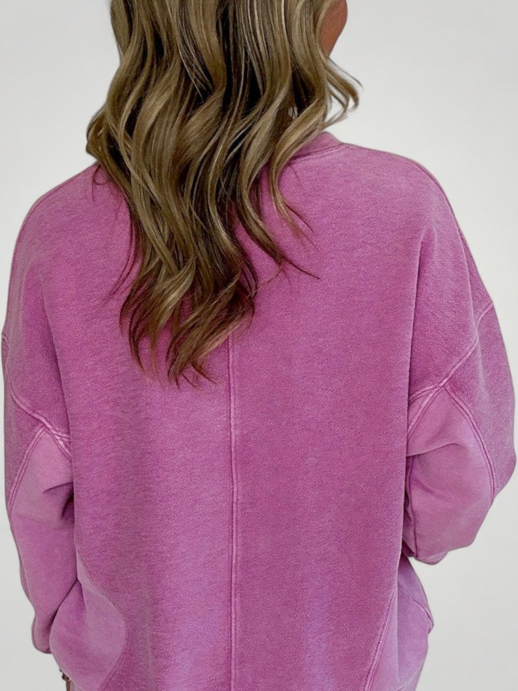 Sweat-shirt Chic Décontracté à Décolleté Élégant 5 - Mode Lumière