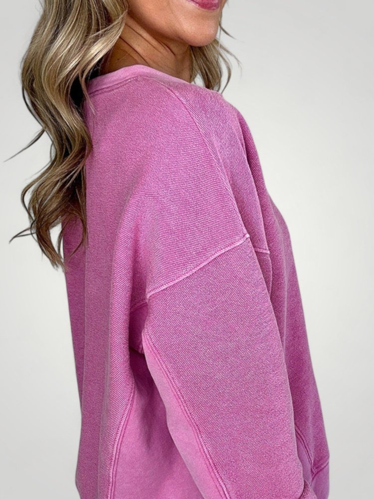 Sweat-shirt Chic Décontracté à Décolleté Élégant 6 - Mode Lumière