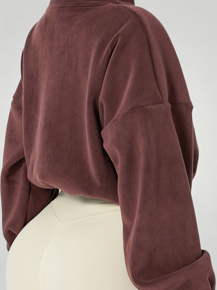 Sweat-shirt Zippé Élégant et Confortable 8 - Mode Lumière
