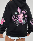 Sweat à Capuche Imprimé Style Urbain 1 - Mode Lumière