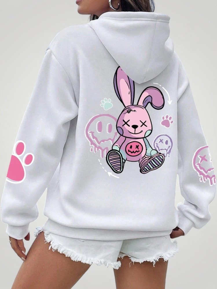Sweat à Capuche Imprimé Style Urbain 2 - Mode Lumière