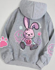 Sweat à Capuche Imprimé Style Urbain 3 - Mode Lumière