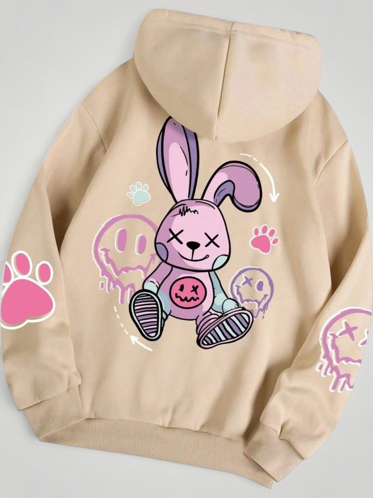 Sweat à Capuche Imprimé Style Urbain 4 - Mode Lumière