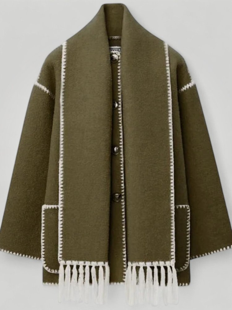 Veste Élégante avec Col Écharpe Confortable 6 - Mode Lumière